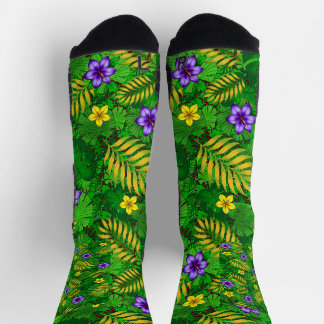 tropische bloemen sokken
