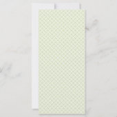 Tropische Bloemen Strand Wedding Menu (Achterkant)