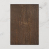 Tropische Bloemen String Lichten Strand Wedding In Informatiekaartje (Achterkant)