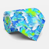 Tropische bloemen stropdas (Opgerold)
