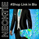 Tropische bloemen stropdas