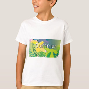 tropische bloemen t-shirt