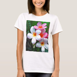 Tropische bloemen t-shirt