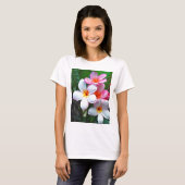 Tropische bloemen t-shirt (Voorkant volledig)