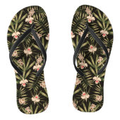 Tropische bloemen teenslippers (Voetbed)