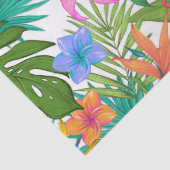 Tropische bloemen tissuepapier (Detail)