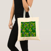tropische bloemen tote bag (Voorkant (product))
