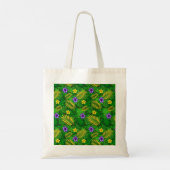 tropische bloemen tote bag (Achterkant)
