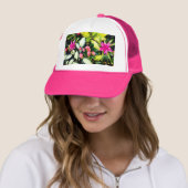 Tropische bloemen trucker pet (In situ)
