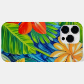 Tropische bloemen twee Case-Mate iPhone case (Achterkant (horizontaal))