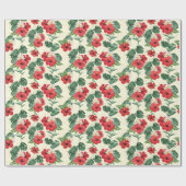 Tropische bloemen van de witte lotus cadeaupapier (Vlak)