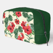 Tropische bloemen van de witte lotus toilettasje (Rechterhoek)