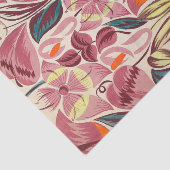 Tropische bloemen van het Ontwerp van textiel door Tissuepapier (Detail)