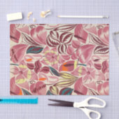 Tropische bloemen van het Ontwerp van textiel door Tissuepapier (Craft)