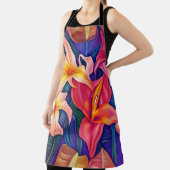 Tropische bloemen Vijf Schort (Insitu)