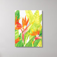 Tropische bloemen | Vogel van het Paradijs