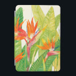 Tropische bloemen | Vogel van het Paradijs iPad Mini Cover<br><div class="desc">Waterverf Tropische Bloemen 2 Kunstenaars: Tim OToole</div>