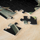 Tropische bloemen: waterverf naadloze bloemmotief legpuzzel (Zijkant)