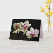 tropische bloemen wenskaart kaart (Gele Bloem)