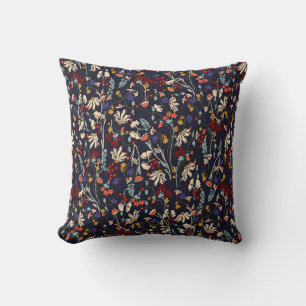 Tropische bloemen: Willekeurige botanische Vintage Kussen