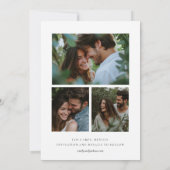 Tropische Bloemen Zomer Waterverf Bruiloft Save The Date (Achterkant)