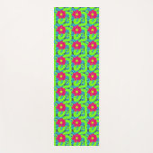 Tropische Bloemendruk Yoga Mat (Voorkant)