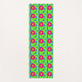 Tropische Bloemendruk Yoga Mat
