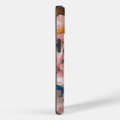 Tropische bloemenhibiscus Case-Mate iPhone case (Achterkant / Rechts)
