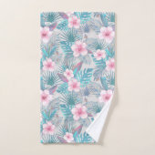 Tropische bloemenhibiscus Hawaiian Bad Handdoek (Handdoek)