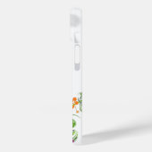 Tropische bloemenhibiscus roze groen geel wit Case-Mate iPhone case (Achterkant / Links)