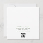 Tropische Bloemenkrans Bruidsdouche uitnodiging (Achterkant)