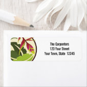 Tropische bloemenlabels van Chic Flower Etiket (Insitu)