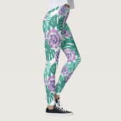 Tropische bloemenlegging leggings (Rechts)