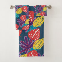 Tropische bloemenmoderne veelkleurige exotische