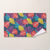 Tropische bloemenmoderne veelkleurige exotische bad handdoek (Handdoek)