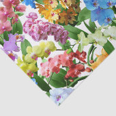 Tropische bloemenorchideeën kleurrijke zomer tissuepapier (Detail)