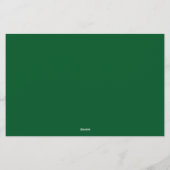 Tropische bloemenpalm - Wie ben ik vrijgezellenfee Briefpapier (Achterkant)