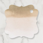 Tropische bloemenpalmbladeren Dank u Bedankjes Labels (Achterkant)