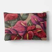 Tropische bloemenprinttas etui (Achterkant)