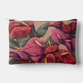 Tropische bloemenprinttas etui