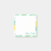 Tropische bloemenschattig Post-it Note (Voorkant)