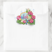 Tropische bloemenzomer Aloha sticker (Tas)