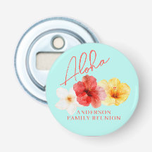 Tropische bloemige Aloha familiereünie 