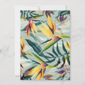 tropische bloemlampen die we hebben ontwikkeld kaart (Achterkant)