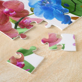 Tropische bloemorchideeën legpuzzel (Zijkant)