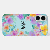 Tropische Bloemrijke Rand Zomer Esthetiek Case-Mate iPhone Case (Achterkant (horizontaal))
