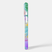 Tropische Bloemrijke Rand Zomer Esthetiek Case-Mate iPhone Case (Achterkant / Links)