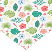 Tropische bloemtafelloper korte tafelloper (Hoek)