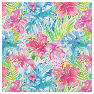 Tropische bloesemdroom stof