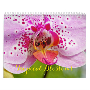 Tropische bloesems kalender